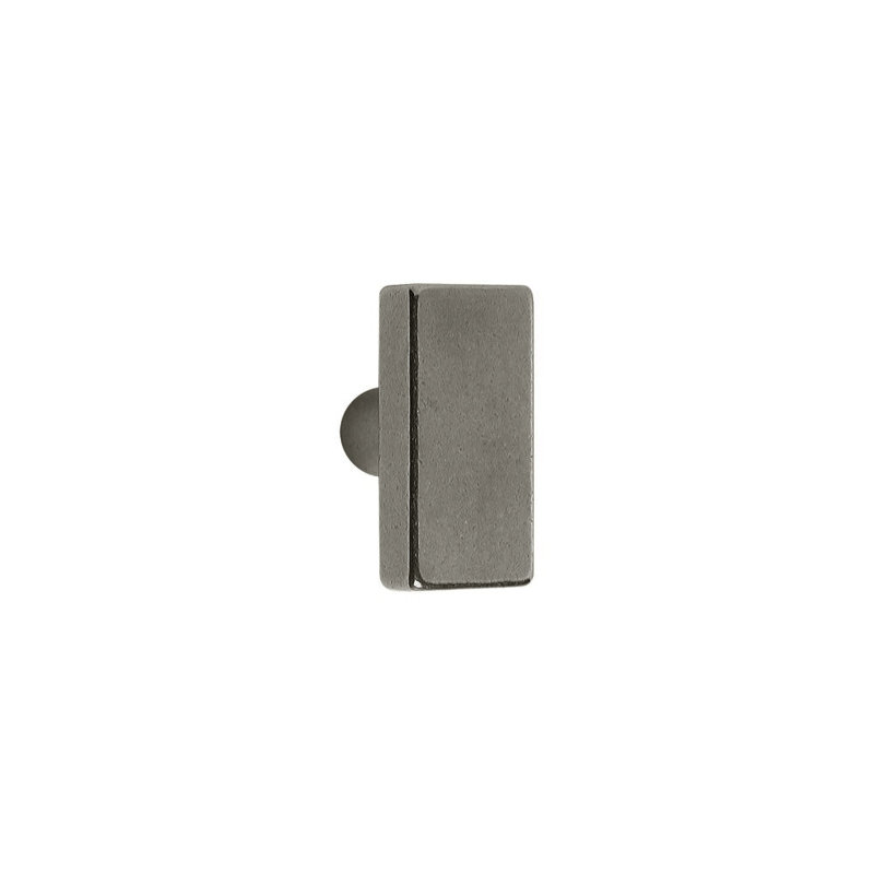 Bronze Rectangular Knob, Silicon Bronze Dark Lustre
