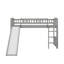 Lit mezzanine simple avec glissade