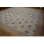 Large Size Square Shape Geometric Mid Century Modern Design Cotton Dhurrie Flatweave Rug