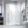 Vienna 48'' W 79'' H Semi-Frameless Rectangle Reversible Shower Kit