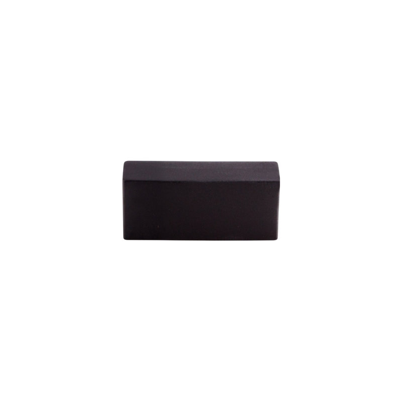 Modern Metro Finger Pull, Flat Black, 2" Center to Center