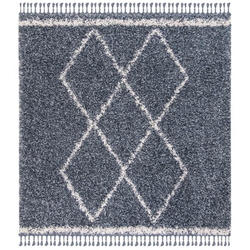Tapis à poils longs Haverly, Carré 6 pi 7 po