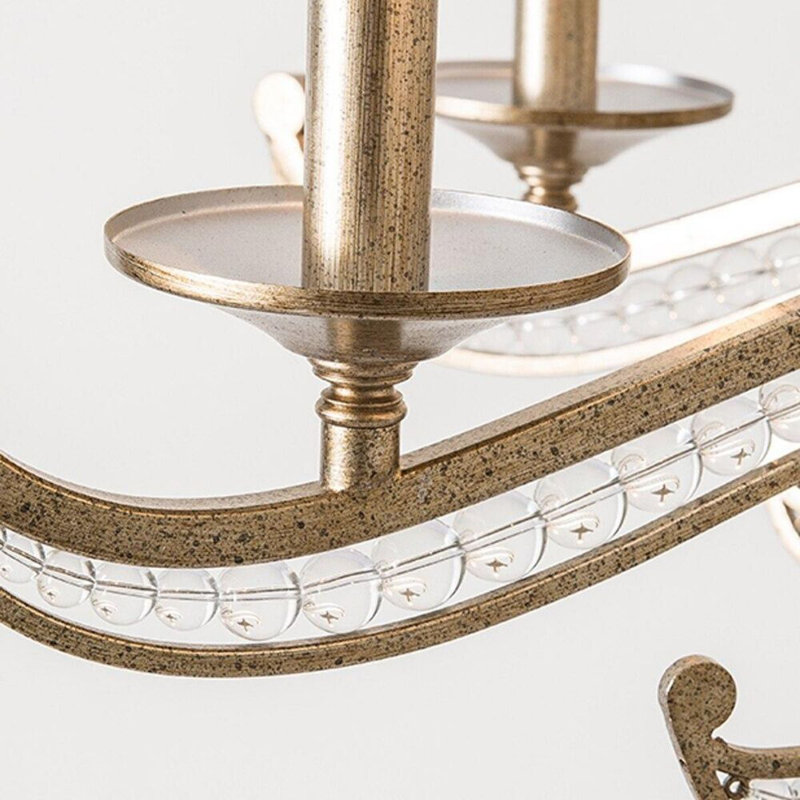 Orr 8 - Light Candle Style Chandelier, 77cm H x 88cm W x 88cm D