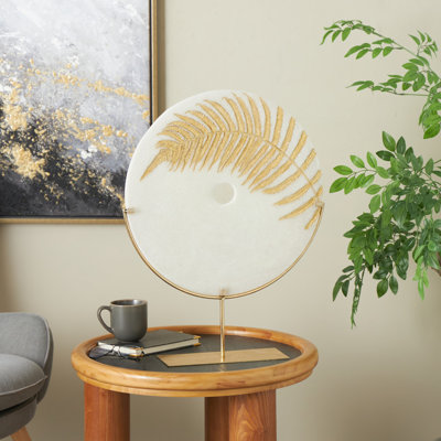 Sculpture ronde et blanche Cole Cole Grey