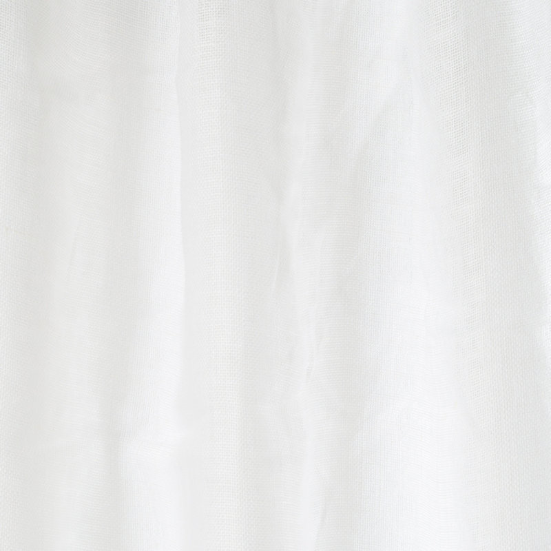 Window Library Sheers 100% Linen Fabric, Snow