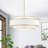 Aasim 18" Modern 4-Light Dimmable Drum Chandelier-685813053
