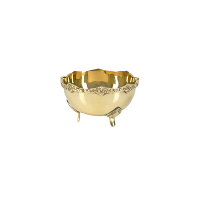 Irique Handmade Metal Decorative Bowl - Set of 1