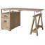 Railway Solid Wood Writing Desk