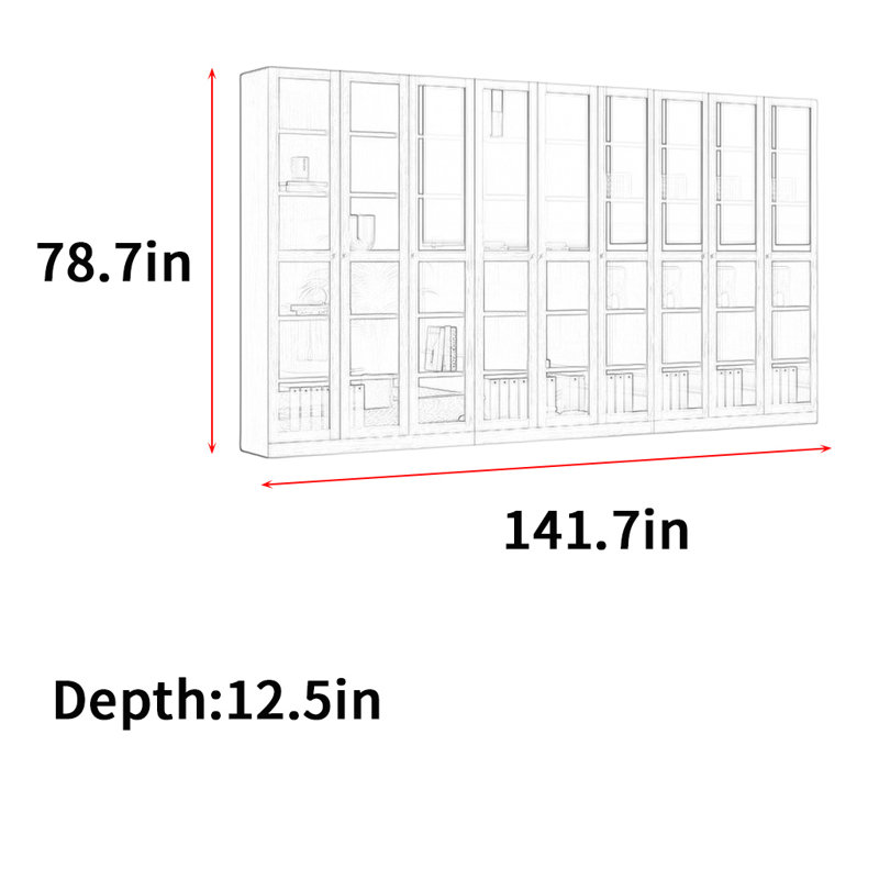 Simple Yet Luxurious Classic Bookshelf