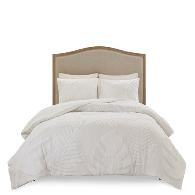 Cotton Chenille Bedding - , , Beach House Theme, Queen Size, 3 Pieces Comforter , Style