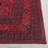 Wynna Orlando Felt/Velvet/Laminated Film Machine Washable Southwestern Rug in Red/Black-849926560