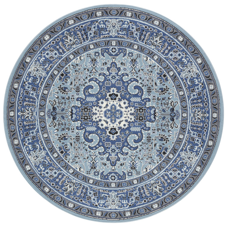 Skazar Isfahan Tufted Blue Rug