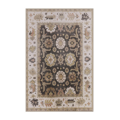 Tapis oriental beige / brun / noir Arshage
