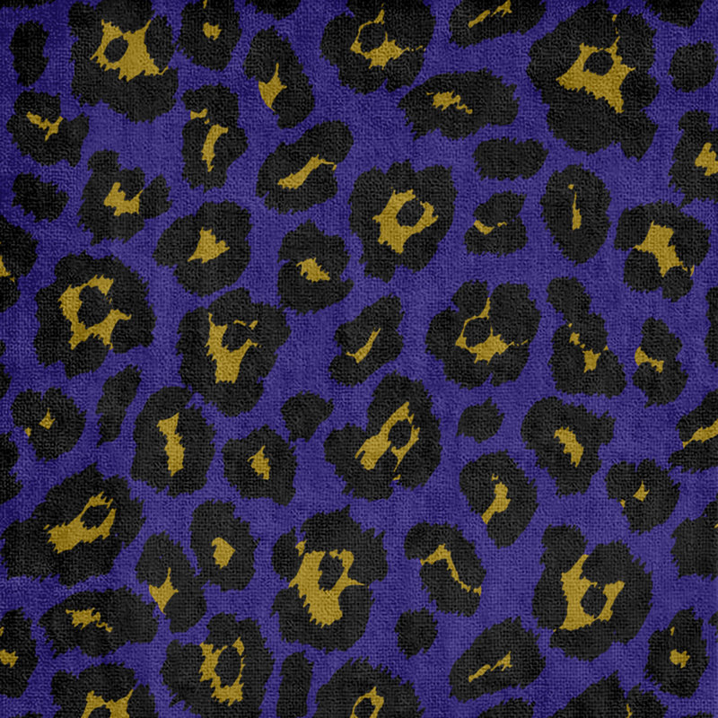 Lucida Bath Towel, Polyester/Cotton Blend, Purple/Metallic Gold/Black
