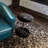 Kavit Glass Top End Table Built-In Outlets