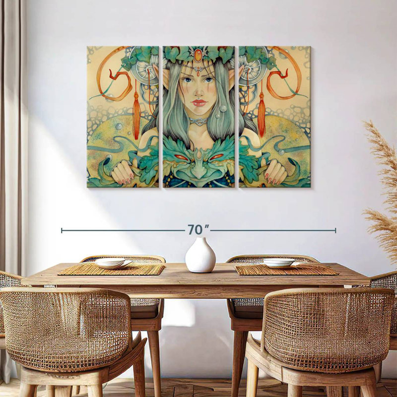 Leisha Calypso, 36" H x 57" W