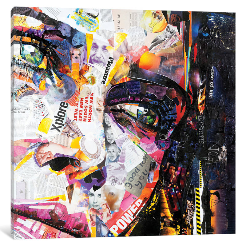 «Fashion», impression sur toile, H 26 po x l 26 po x P 1,5 po, Toile tendue, Pas de tapis