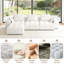 Upholstered Sofa, 4-Seater Modular Sofa Sectional Sofa L-shaped Comfort Modern Couch for Living Room-1747655628