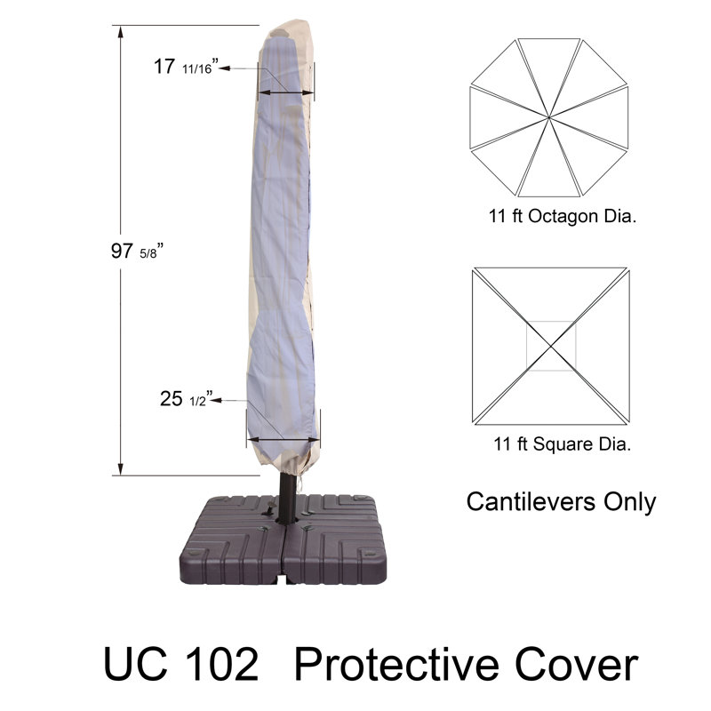 Housse de parasol pour patio