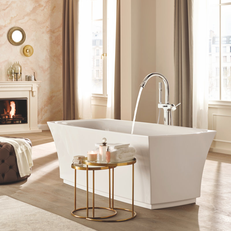 Geneva Diverter Trim Tub Only Faucet, Chrome