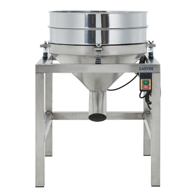 Automatic Powder Sifter Machine – Electric Flour Sieve Shaker with 40 & 100 Mesh Screens – High-Speed Vibrating Sifting Machine for Baking, Food Processing, Grains
