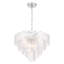 Bianca - Lustre - Nickel poli - Verrerie de type Piastra-88400263-88400256