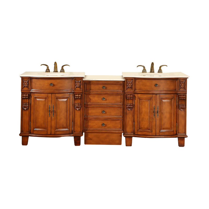 Ensemble de meuble-lavabo double 84 po Toledo