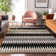 Premium Machine Washable Prisco Black Rug