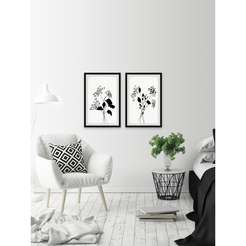 Fleur et bourgeons - 2 pièces, reproduction de cadre, L 20 po x H 30 po