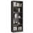 Freestanding 5-Shelf Adjustable Wood Bookcase, Perfect for Home and Office Organization in Grey-1490033876-1544977907