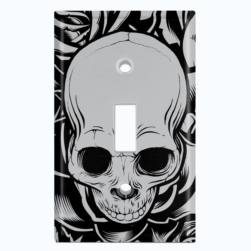 Patterned 1 - Gang Toggle Light Switch Standard Wall Plate