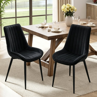 50cm H Upholstered Wing Back Accent