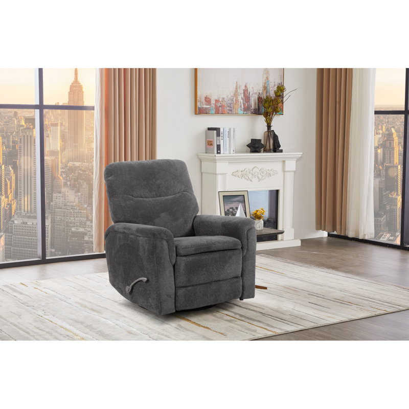 Fauteuil inclinable pivotant rembourré Man Wah, Métal industriel