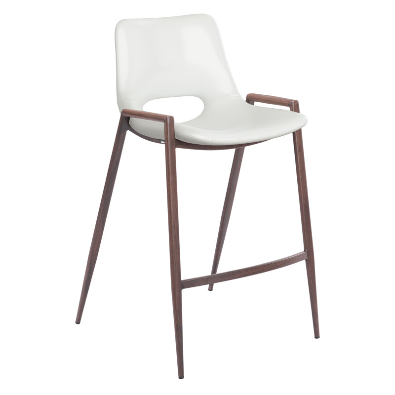 Upholstered Counter Stool with Metal Frame, Counter Stool (26” Seat Height)