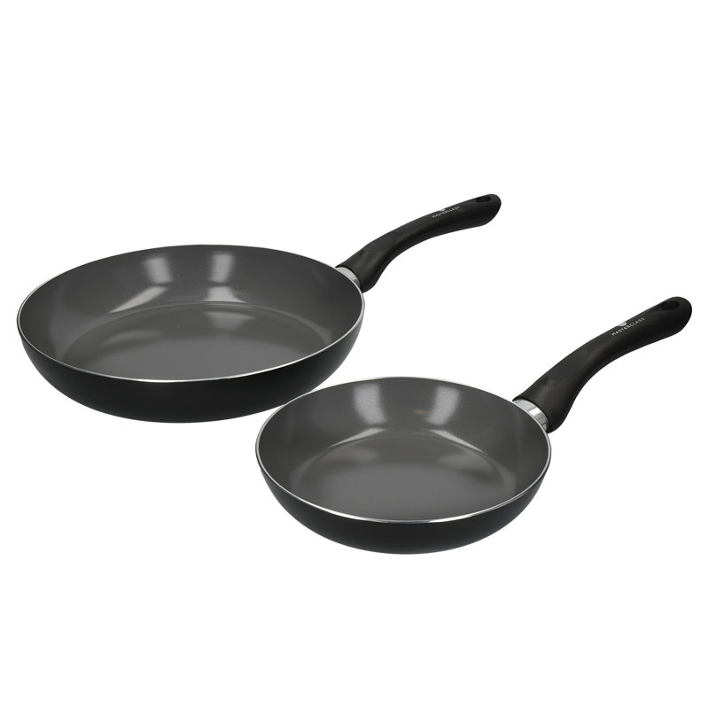 Recycled Aluminium Aluminum Non-Stick Frying Pan Set