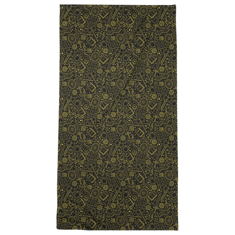 Katelyn Elizabeth Cotton Blend Beach Towel, Yellow/White
