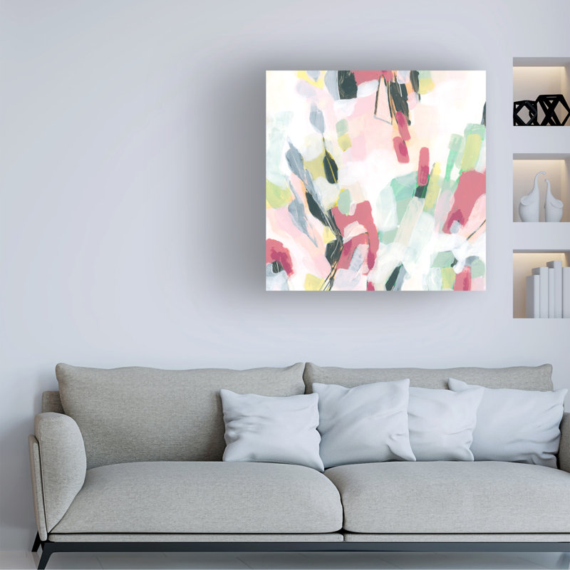 «Magenta Energy I» sur toile, H 35 po x l 35 po