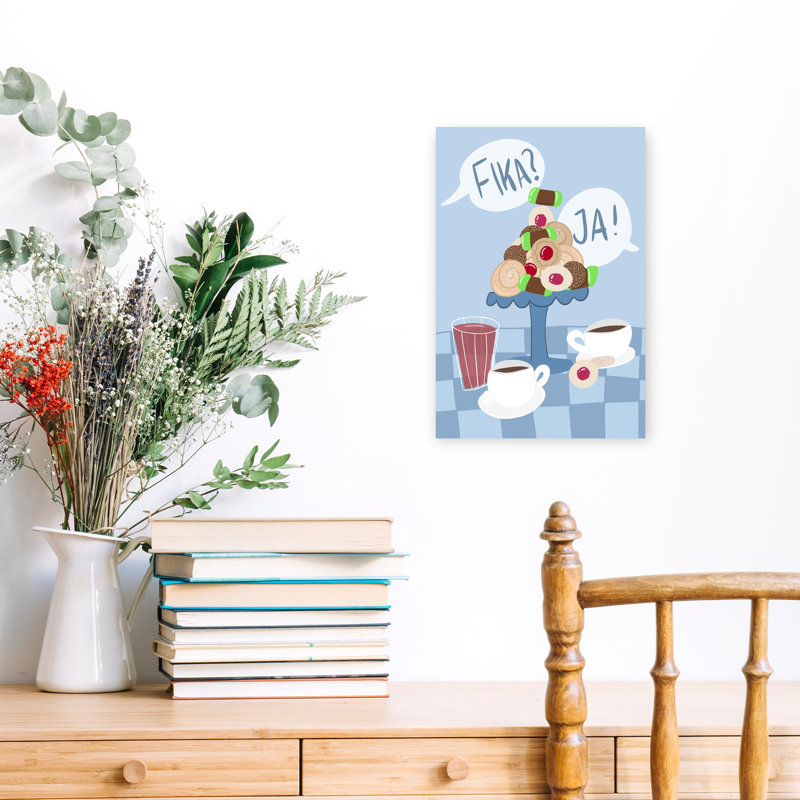 Swedish Fika Delight 1 Piece Wrapped Canvas Wall Art, 45.72 cm H x 30.48 cm W