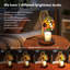 Sunflower Tiffany-Style Candle Warmer Lamp with 2 Bulbs - Handcrafted Stained Glass, Height-Adjustable Timer & 4 Dimmer Levels, No Assembly Required, Fits Jars up to 5"