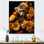 Jaune automnal, palette de singe - art mural singe