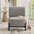 Modern Accent Chair With Solid Wood Base-2018834837
