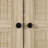 2-Piece Wardrobe Set with Rattan Doors, Hanging Rods, Shelves and Drawers, Large Bedroom Closet Storage System