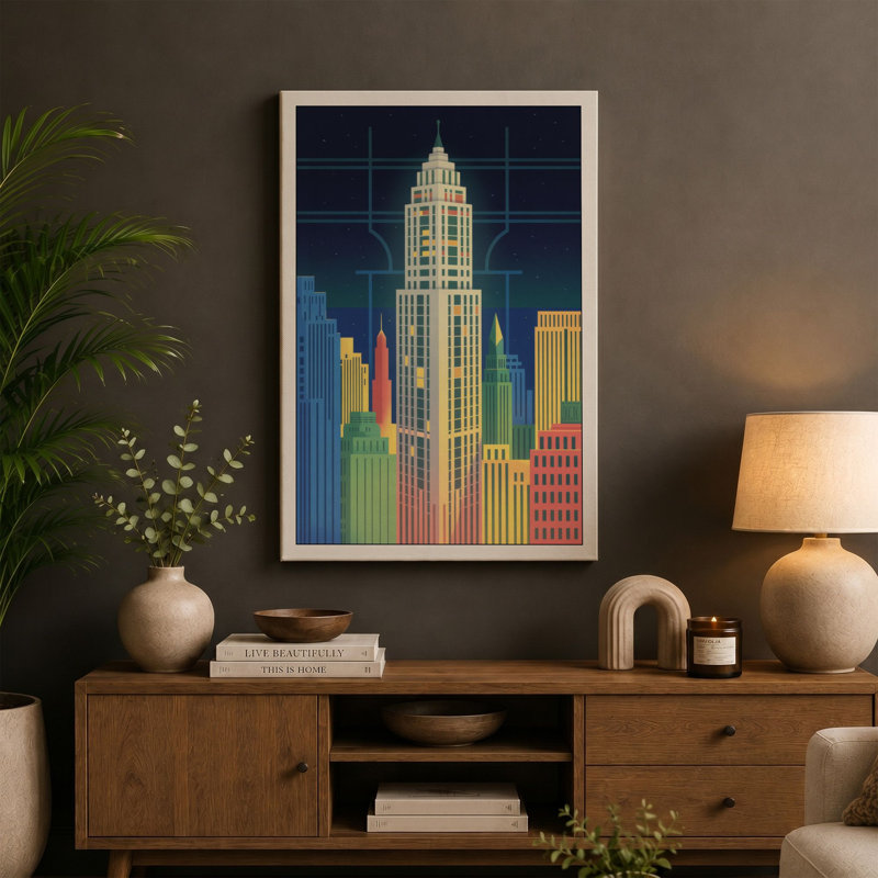 Print, 30x20 - 76.2 x 50.8 cm, Teal Border