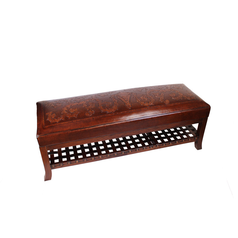 Banc de rangement Navarette, Brun antique