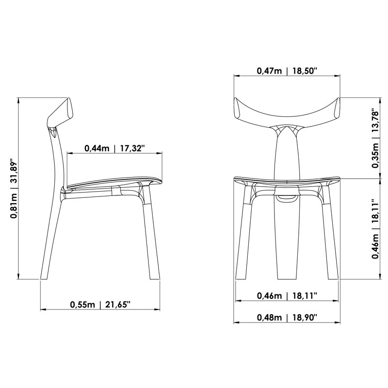 Spirit Chair, Nogal