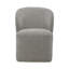 Chaise rembourrée Faouzi avec roulettes-2032754676