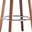 Tabouret de bar pivotant en bois