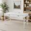 Bureau à domicile en bois, table d'étude, poste de travail moderne et multifonctionnel avec chargeur et rangement intégrés-1506158536