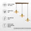 Gauna 3 - Light Brass Kitchen Island Pendant-2058632121