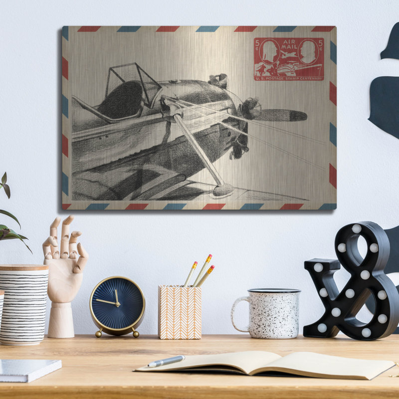 «Small Vintage Airmail I» par Ethan Harper, H 12 po x l 16 po